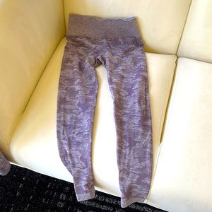 Gymshark camo seamless leggings and long sleeve top